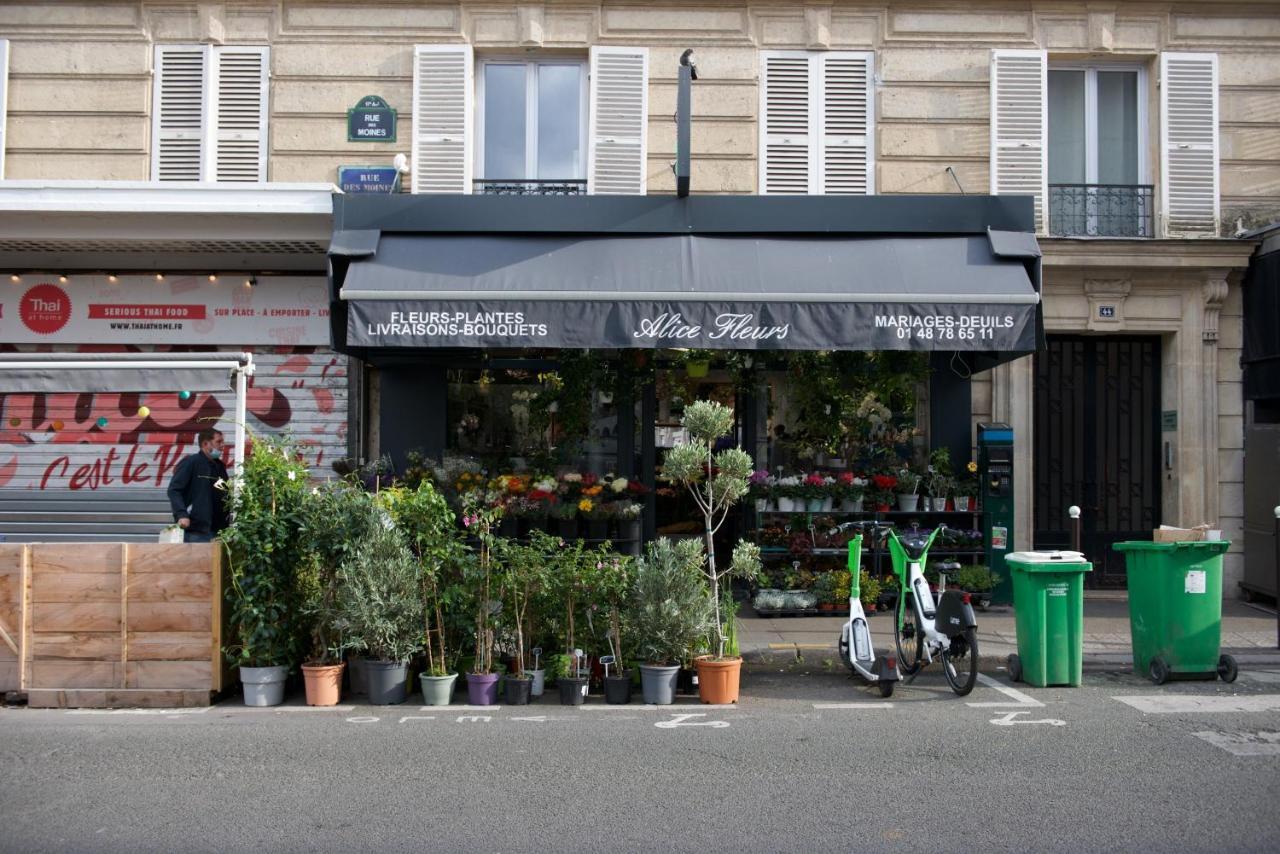 Charming Parisian Apartment With Air Conditioning - Climatisation & 2 Bedrooms - Batignolles Párizs Kültér fotó